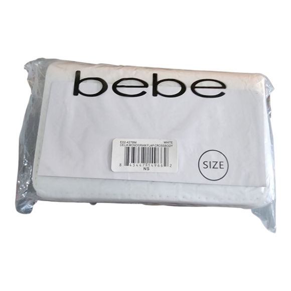 Bebe White Crossbody Bag NWT - Picture 12 of 12